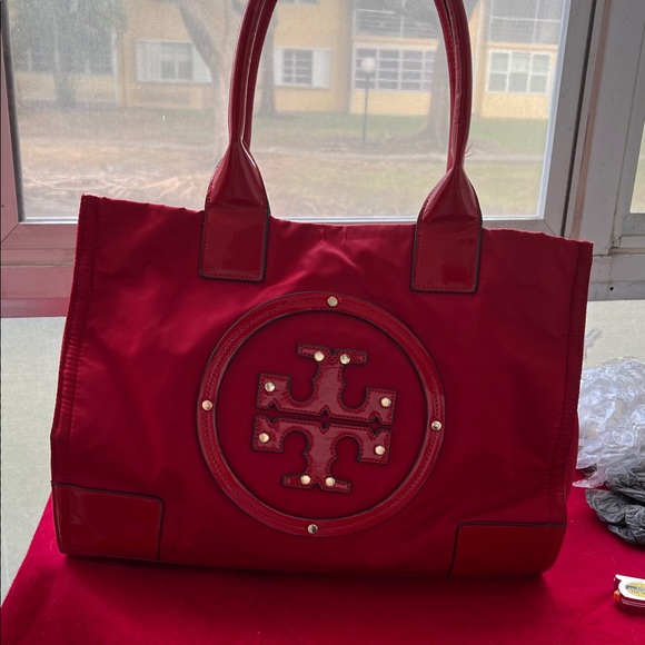 Tory Burch Cherry Red Tote